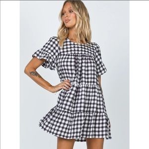 Princess Polly MIAMI CHECK MINI DRESS